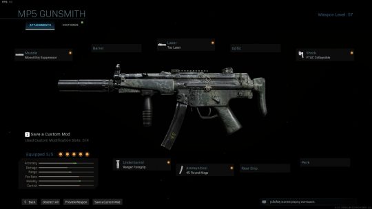 warzone, loadouts, call of duty, mp5