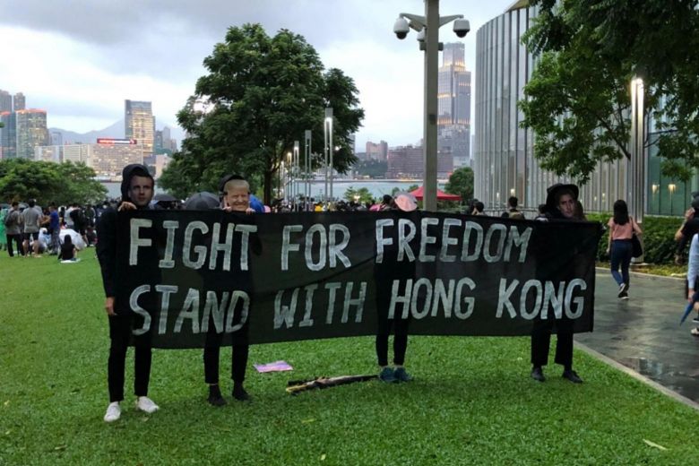 stand with hong kong china