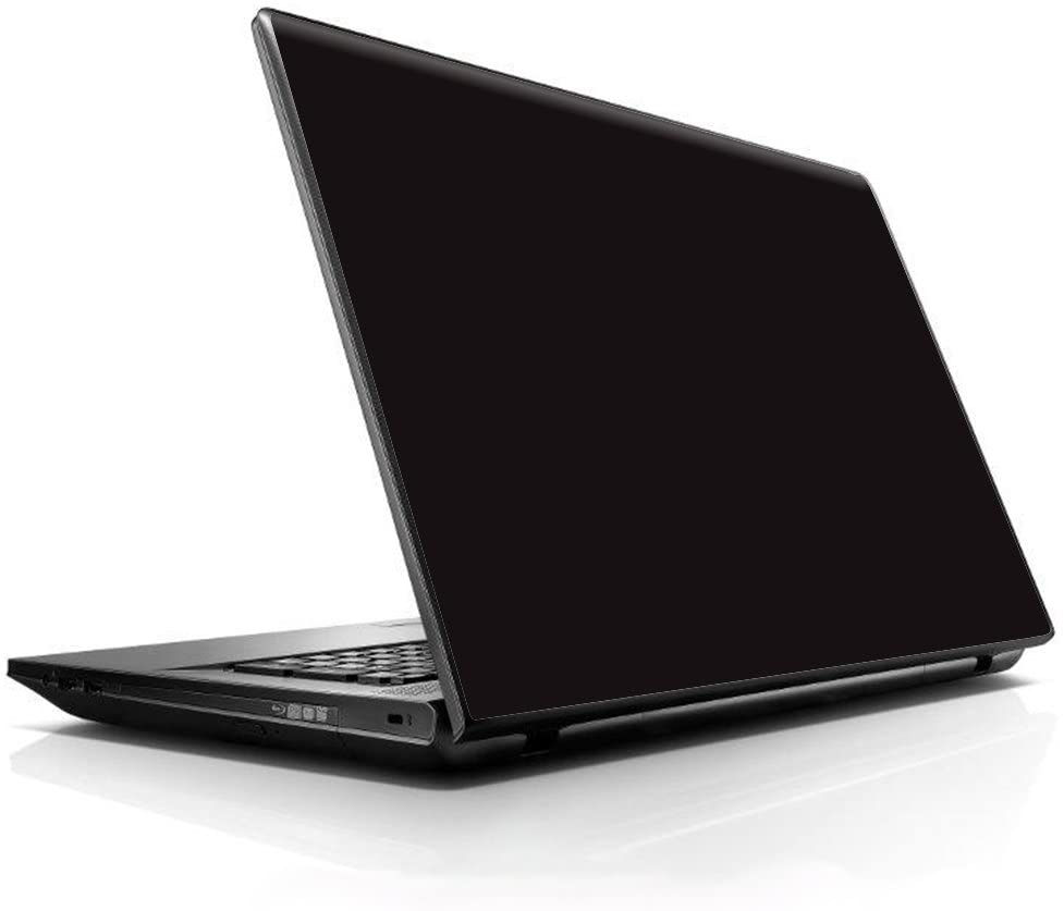 matte black laptop skin