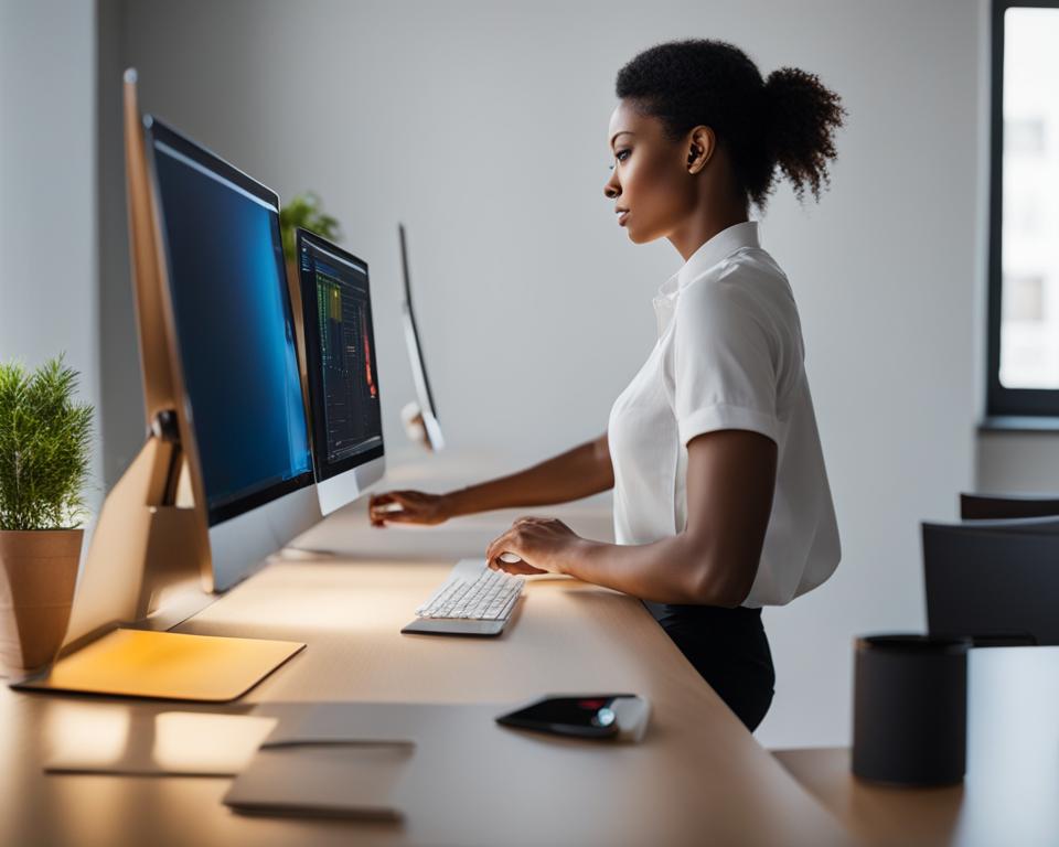 Benefits of using a sit-stand desk