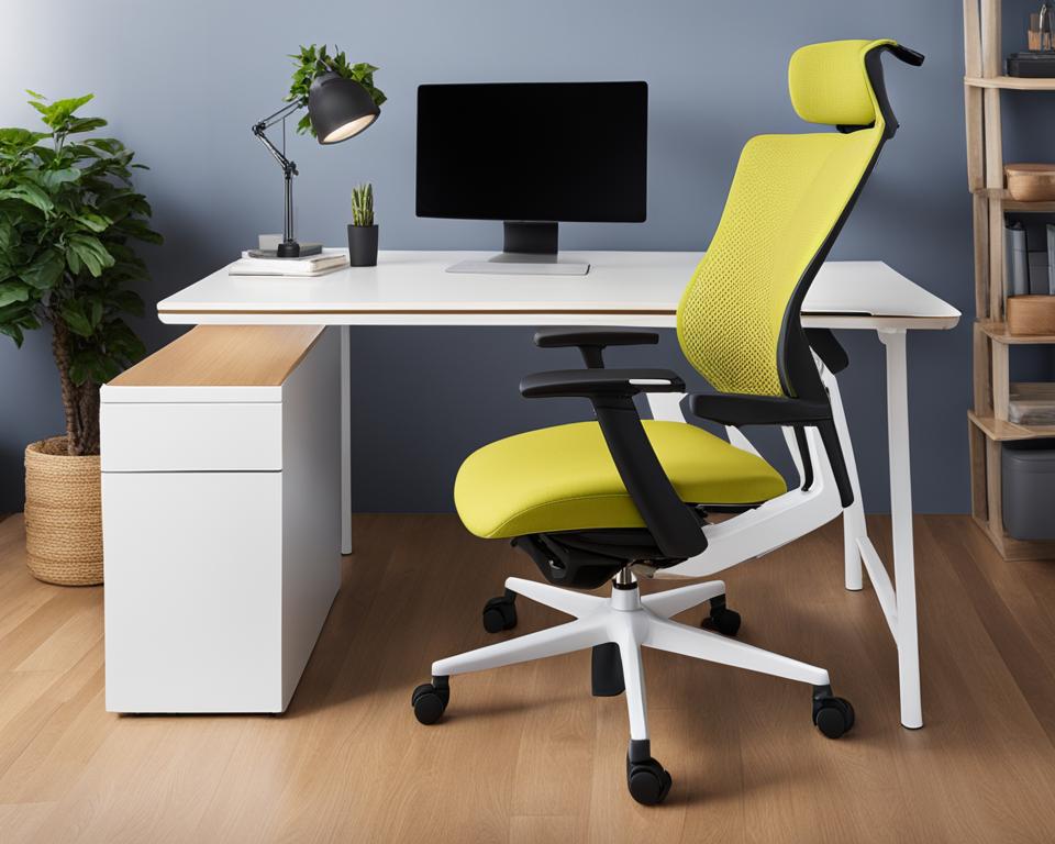 office chair for use with standing desk
