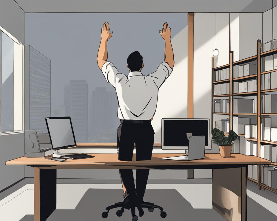 reduce back pain with a stand-up desk