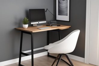 Space-saving corner standing desk ideas