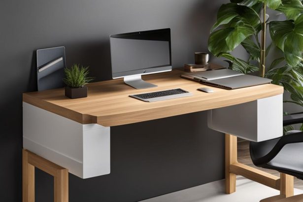 Stylish wooden standing desk designs