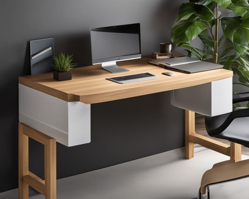 Stylish wooden standing desk designs